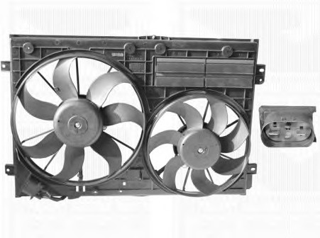 Ventilator radiator # Audi A3 2003 2004 2005 2006 