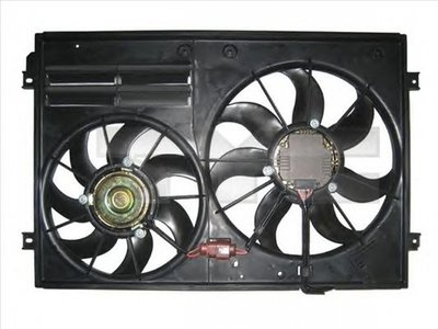 Ventilator radiator AUDI A3 Sportback 8PA TYC 837-