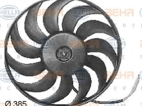 Ventilator, radiator AUDI A4 (8E2, B6), AUDI A4 Avant (8E5, B6), AUDI A4 Cabriolet (8H7, B6, 8HE, B7) - HELLA 8EW 351 038-361