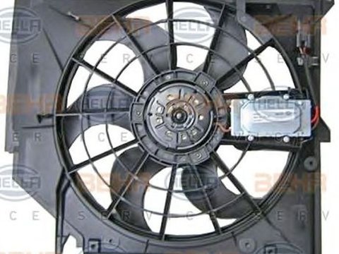 Ventilator radiator BMW 3 Compact E46 HELLA 8EW 351 038-391