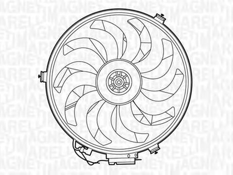 Ventilator radiator BMW 3 E36 MAGNETI MARELLI 069422275010