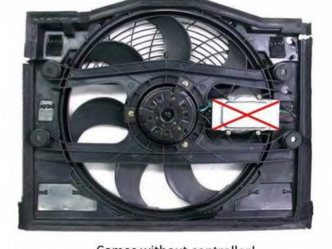 Ventilator, radiator BMW Seria 3 Cabriolet (E46) (2000 - 2007) NRF 47027 piesa NOUA