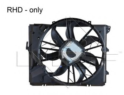 Ventilator radiator BMW Seria 3 Touring (E91) (2005 - 2012) NRF 47586