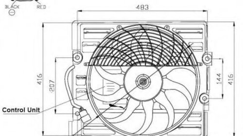 Ventilator radiator BMW Z8 (E52) (2000 -