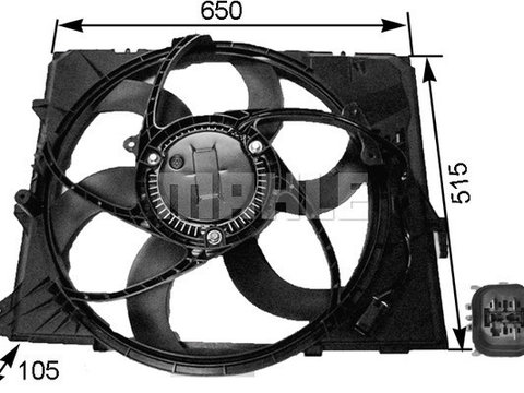 Ventilator radiator CFF264000S MAHLE pentru Bmw Seria 3 Bmw Seria 1 Bmw Z4 Bmw X1