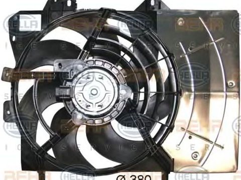 Ventilator radiator CITROEN C3 Picasso HELLA 8EW 351 043-541