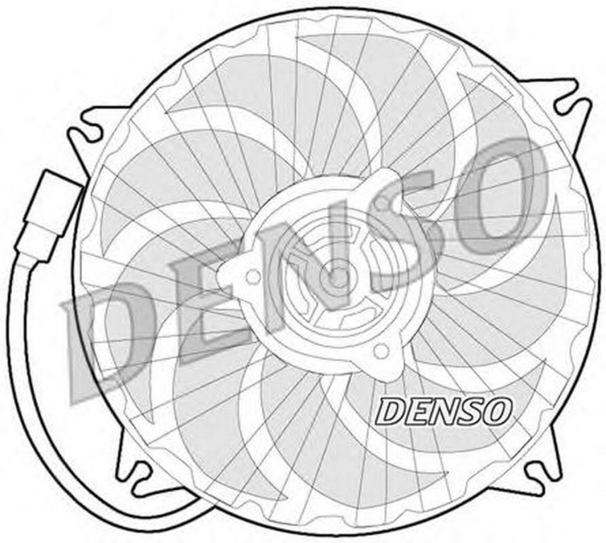 Ventilator radiator CITROEN C4 II B7 DENSO DER21019