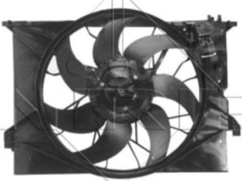 Ventilator radiator (cu carcasa) MERCEDES S (C216), S (W221) 2.2D-5.5 10.05-12.13