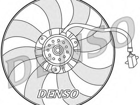Ventilator radiator DER32007 DENSO pentru Seat Ibiza 2002 2003 2004 2005