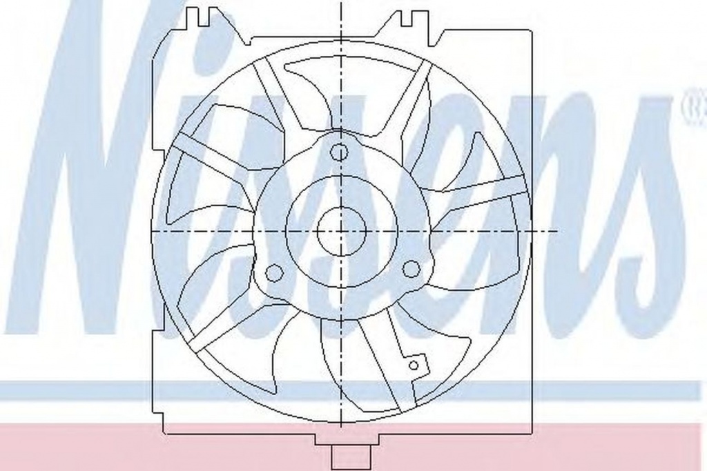 Ventilator radiator DODGE NEON NISSENS 85455