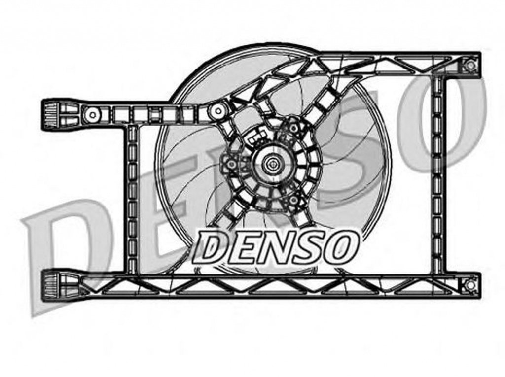 Ventilator radiator FIAT 500 312 DENSO DER09047