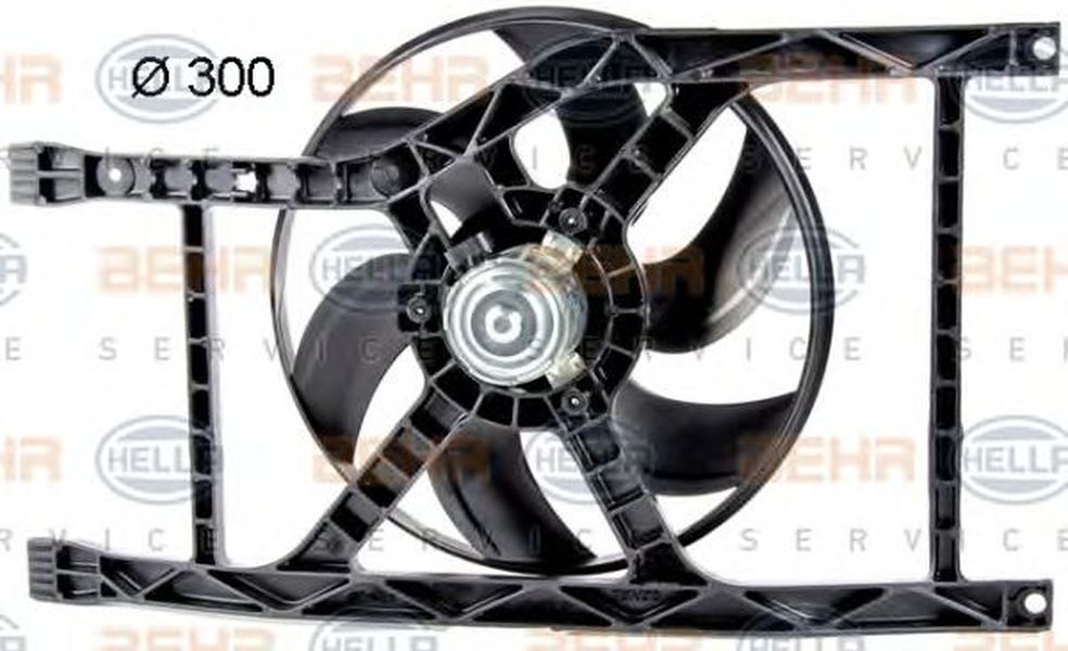 Ventilator radiator FIAT 500 C 312 HELLA 8EW 351 042-581
