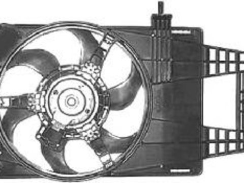 Ventilator, radiator FIAT PUNTO (188), FIAT IDEA - VAN WEZEL 1622745