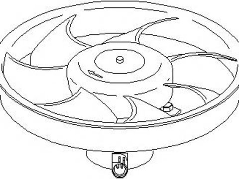 Ventilator, radiator FORD ESCORT Mk V (GAL), FORD ESCORT Mk V combi (GAL, AVL), FORD ESCORT Mk VI Cabriolet (ALL) - TOPRAN 302 601