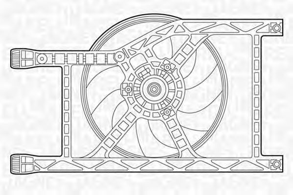 Ventilator radiator FORD KA RU8 MAGNETI MARELLI 069422449010