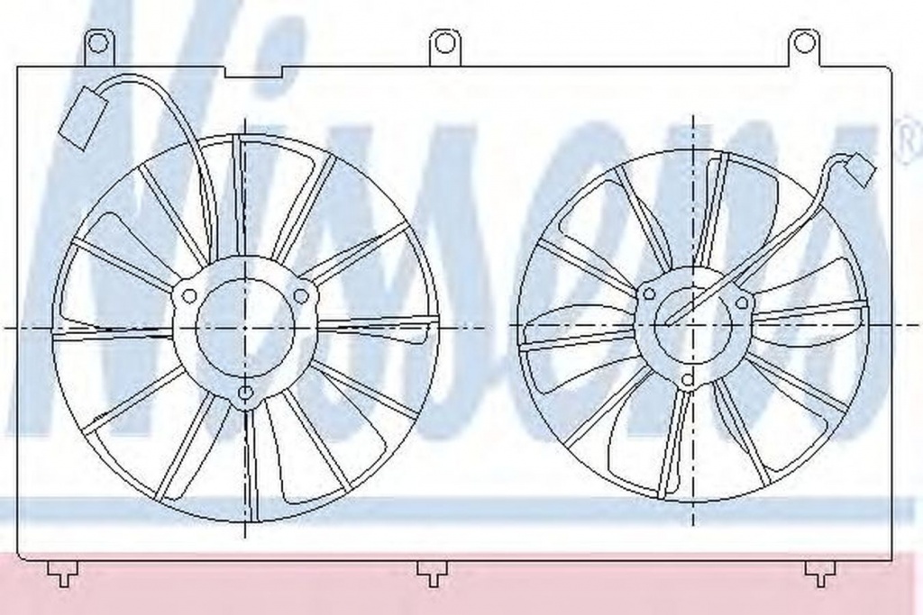 Ventilator radiator HONDA ACCORD VII CL NISSENS 85