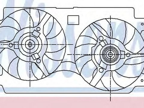 Ventilator radiator LANCIA KAPPA SW 838B NISSENS 85442