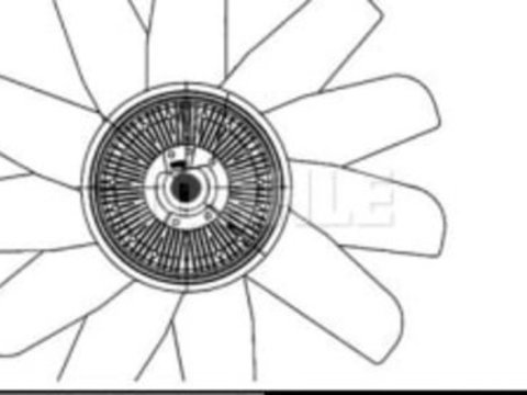 Ventilator radiator LAND ROVER DEFENDER, DISCOVERY II 2.2D/2.4D/2.5D 06.98-02.16