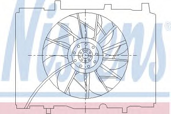 Ventilator, radiator MERCEDES-BENZ C-CLASS Break (