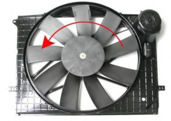 Ventilator, radiator MERCEDES-BENZ S-CLASS limuzina (W220), MERCEDES-BENZ CL-CLASS cupe (C215) - BERU LE723