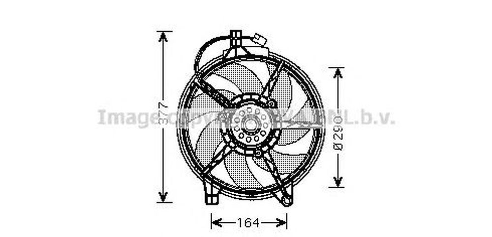 Ventilator radiator MERCEDES-BENZ V-CLASS 638 2 AV