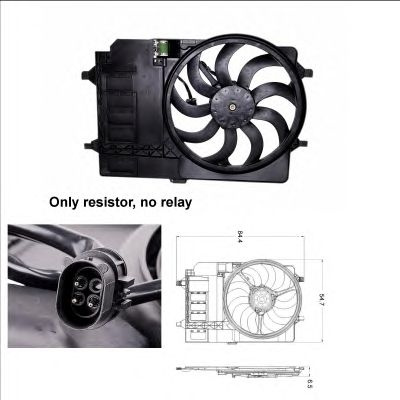 Ventilator radiator MINI MINI (F56) - Cod intern: M20392067 - LIVRARE DIN STOC in 24 ore!!!