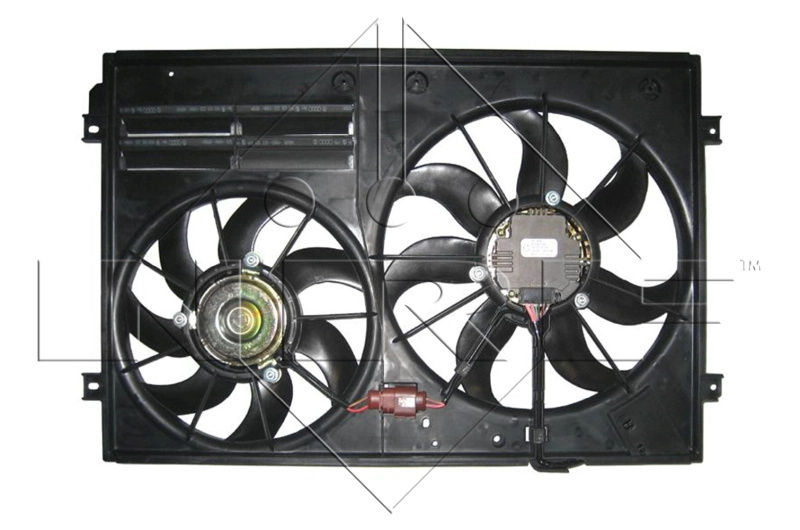 Ventilator, radiator NRF 47387 la masina VW PASSAT B7 caroserie inchisa/combi (365) 2010 2011 2012 2013 2014