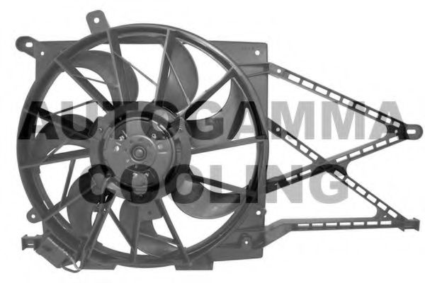 Ventilator, radiator OPEL ASTRA G limuzina (F69_) (1998 - 2009) AUTOGAMMA GA201776