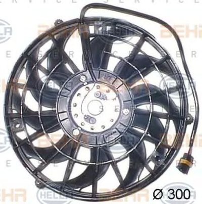 Ventilator radiator OPEL CORSA B 73 78 79 HELLA 8E