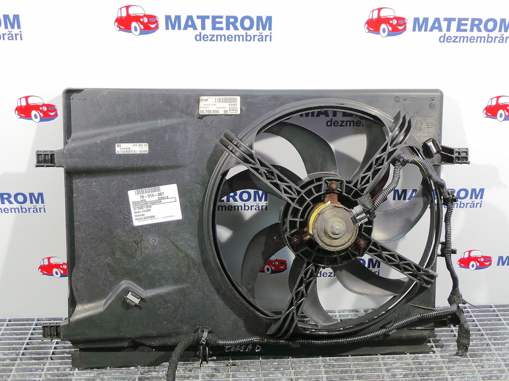 VENTILATOR RADIATOR OPEL CORSA D CORSA D Z14XEP - (2006 2011)