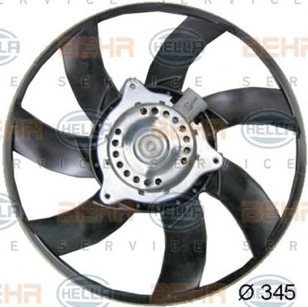 Ventilator radiator OPEL MERIVA B HELLA 8EW 351 041-651