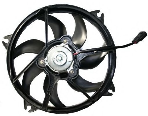Ventilator, radiator PEUGEOT 307 Estate (3E) (2002 - 2016) NRF 47339 piesa NOUA