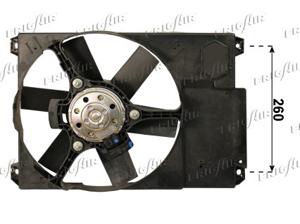 Ventilator radiator # Peugeot Boxer 1994 1995 1996 1997 1998 1999 2000 2001 2002 # 0504 1195 # FRIGAIR