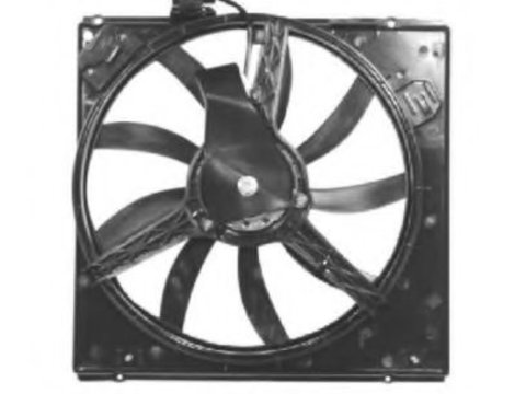 Ventilator, radiator RENAULT TWINGO I (C06) (1993 - 2012) NRF 47052 piesa NOUA