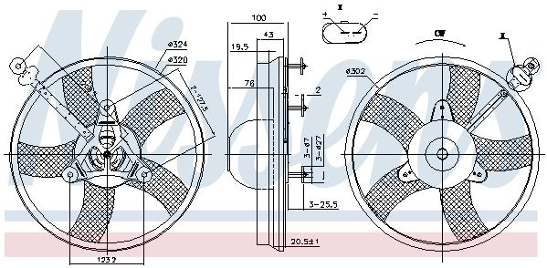 Ventilator radiator # Seat Ibiza 2009 2010 2011 2012 2013 2014 2015 2016 2017 2018 2019 2020 2021 2022 2023 2024 2025 # 85759 # NISSENS