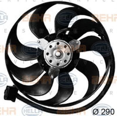 Ventilator radiator SEAT TOLEDO II 1M2 HELLA 8EW351043571