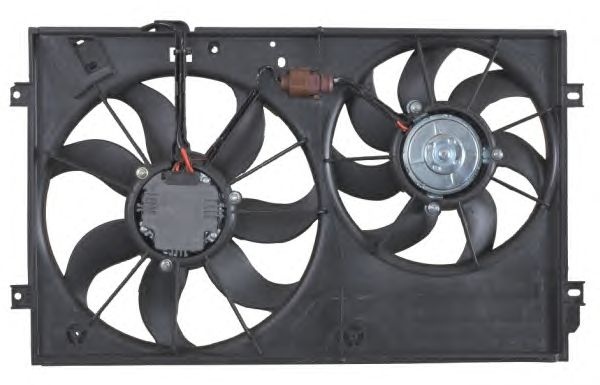 Ventilator radiator SKODA Fabia II Hatchback (542) (An fabricatie 05.2010 - 12.2014, 180 CP, Benzina) - Cod intern: W20163103 - LIVRARE DIN STOC in 24 ore!!!