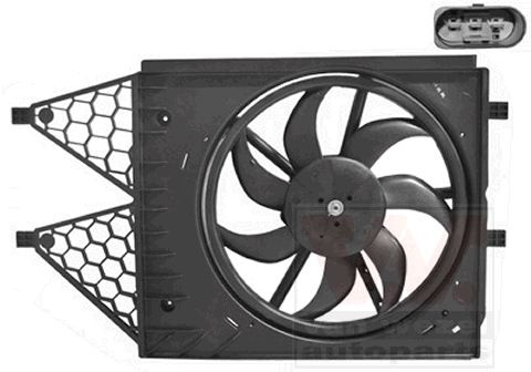 Ventilator radiator # Skoda Rapid 2012 2013 2014 2015 2016 2017 2018 2019 2020 2021 2022 2023 2024 2025 # 0301747 # VAN WEZEL