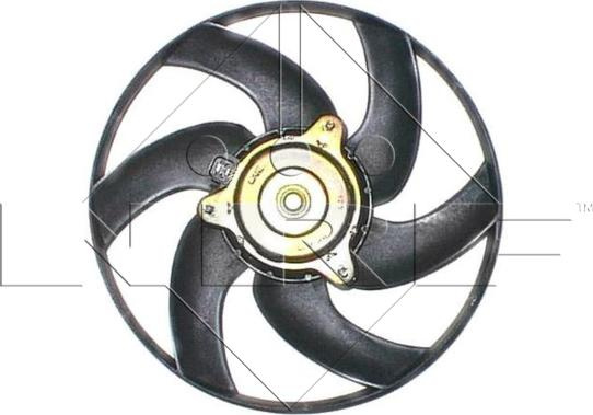 Ventilator. radiator Ventilator radiator CITROEN BERLINGO BERLINGO-MINIVAN XANTIA XSARA PEUGEOT 306 406 PARTNER P PEUGEOT PARTNER (5_, G_), Cadru de sprijin, 03.1997 - 07.2008 NRF 47330