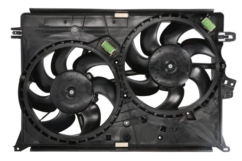 Ventilator, radiator Ventilator radiator cu carcasa FIAT 500X JEEP RENEGADE 1.4 07.14- DENSO DER09075