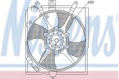 Ventilator, radiator VOLVO V40 Combi (VW) (1995 - 