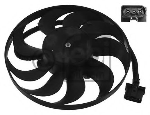 Ventilator, radiator VW NEW BEETLE Cabriolet (1Y7)