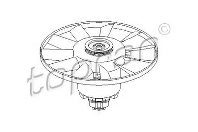 Ventilator radiator VW POLO limuzina (6KV2) (1995 