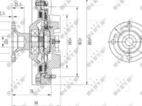 Ventilator TOYOTA HIACE IV, HILUX VI, LAND CRUISER PRADO 2.5D/3.0 d 08.01-