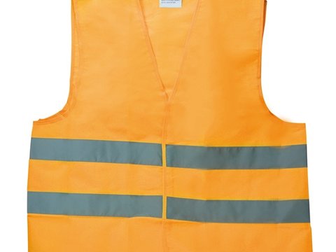 Vesta reflectorizanta Automax orange marime XL cu benzi reflectorizante