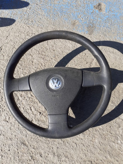 Volan 3 spite VW Golf 5 cu airbag Original
