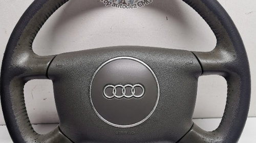 Volan Audi A4 B6 gri cu airbag imbracat 