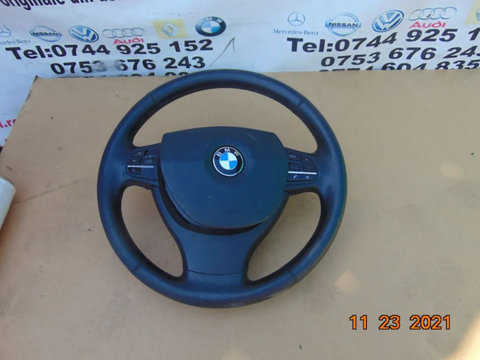 Volan BMW F10 F11 volan cu comenzi fara airbag dezmembrez bmw f10 f11