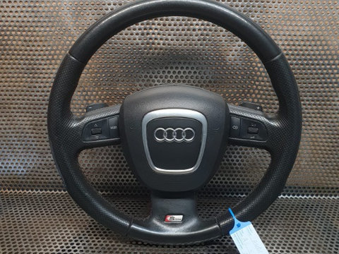 Volan complet cu airbag, comenzi si padele Audi A6 C6 S-line 2004-2008