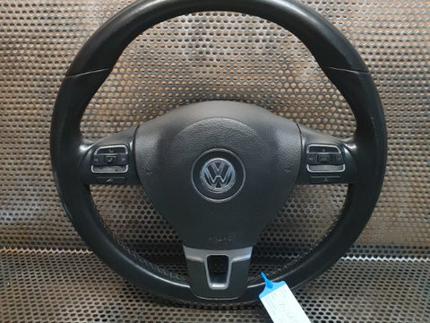 Volan complet cu comenzi si airbag VW Passat B7